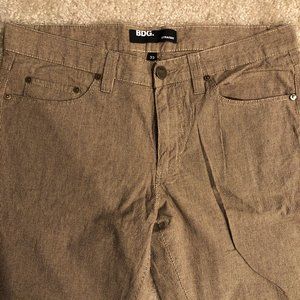 BDG Straight Pant in Mini Brown Houndstooth